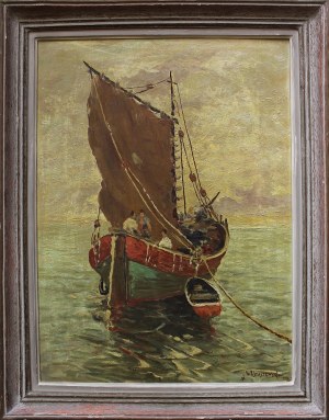 W. Ustaszewski, Rybářský člun