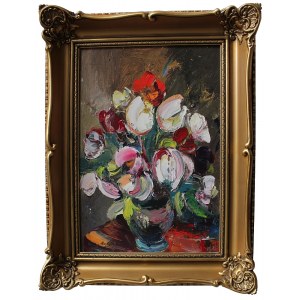 Joseph Wasiolek, Flowers [Tulips in a Vase].