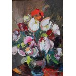 Józef Wasiołek, Fleurs [Tulipes dans un vase].