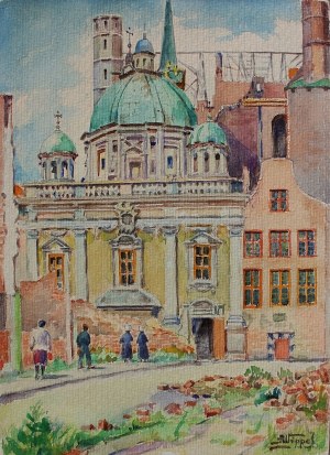 Antoni Wippel, Stadtbild mit Kirche