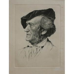 A.N., Portrait d'un homme portant un béret