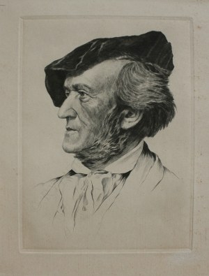 A.N., Porträt eines Mannes mit Baskenmütze