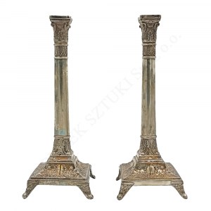 Neoclassical candlesticks-pair,