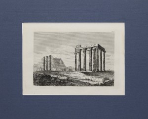 Carl Merker (1817-1897), Świątynia Jowisza, Ateny, 1856