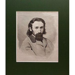 Florian Cynk (1838 - 1912), Porträt von Jan Matejko (gestochen von Józef Holewiński),