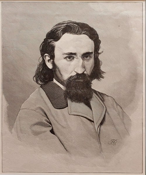 Florian Cynk (1838 - 1912), Portret Jana Matejki (rytował Józef Holewiński),