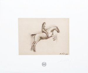 Andrzej Wajda (1926 - 2016), Study of a Rider on a Horse, (1/10 edition), 2011