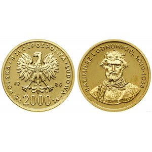 Poľsko, 2 000 zlotých, 1980, Varšava