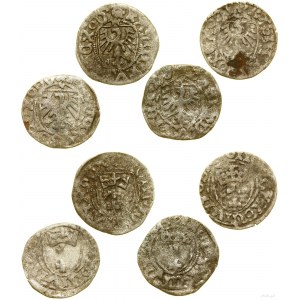 Poľsko, sada 4 x gdanský šiling, po roku 1457, Gdansk