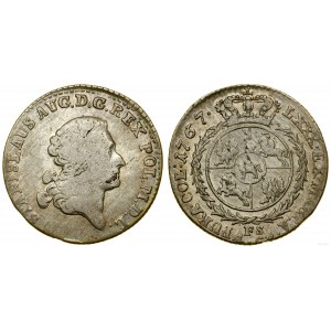 Pologne, zloty (4 grosze), 1767 FS, Varsovie