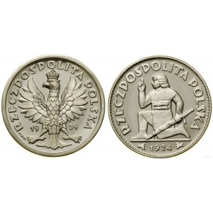 Polska, 50 złotych, 1924, Kremnica - KOPIA