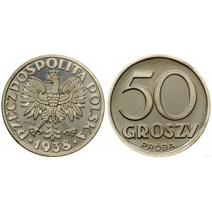 Polonia, 50 groszy, 1938 - COPIA