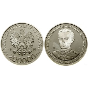 Polonia, 200.000 PLN, 1991, Varsavia