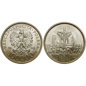 Polska, 100.000 złotych, 1990, USA