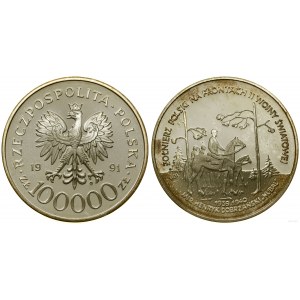 Polska, 100.000 złotych, 1991, Warszawa