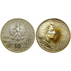 Pologne, 10 zloty, 1999, Varsovie