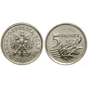 Polsko, 5 groszy, 2006, Varšava