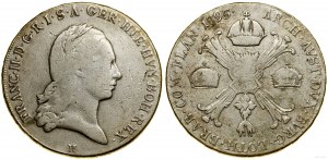 Austrian Netherlands, thaler (Kronentaler), 1795 H, Günzburg