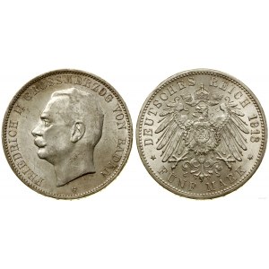 Nemecko, 5 mariek, 1913 G, Karlsruhe