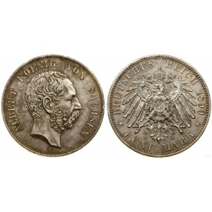 Deutschland, 5 Mark, 1899 E, Muldenhütten