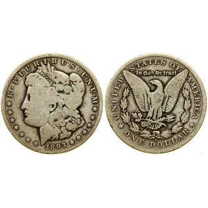 Spojené státy americké (USA), Dollar, 1893 O, New Orleans
