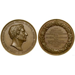 Germania, 50° anniversario della nomina di Alexander, barone von Vrints-Berberich a direttore generale delle Poste, 1835