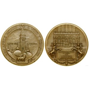 Italia, medaglia per commemorare il restauro del campanile di San Marco a Venezia, 1912
