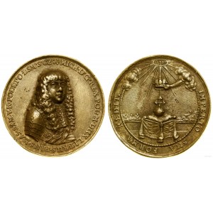 Polska, medal koronacyjny - XIX-wieczna kopia, 1669 (oryginał)