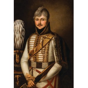PORTRET OFICER OF THE 3rd PUŁK OF THE PRUSKY HUZARS, before 1806