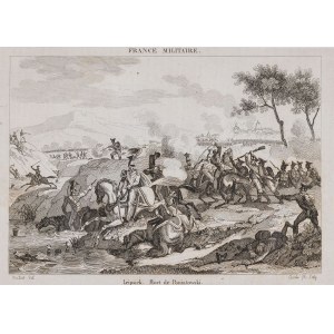 DEATH OF JOZEF PONIATOWSKI AT THE BATTLE OF LINDEN