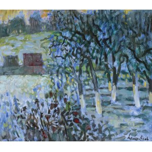 Jan SZANCENBACH, THE ORCHARD IN THE WINTER MIST, 1996