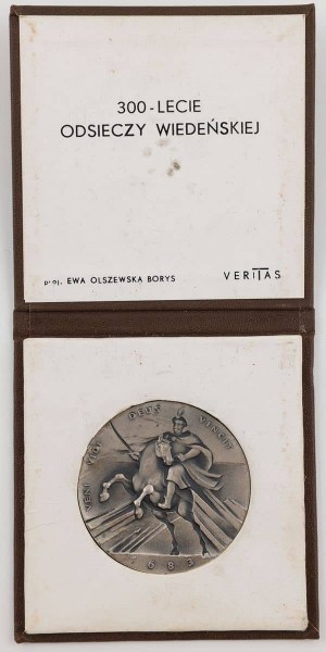 MEDAL, 300TH ANNIVERSARY OF THE RELIEF OF VIENNA, 1983