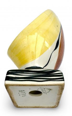 Vase Nr. 442, Entwurf von Wit Płażewski, Zakłady Fajansu Włocławek, 1960er Jahre, Polen
