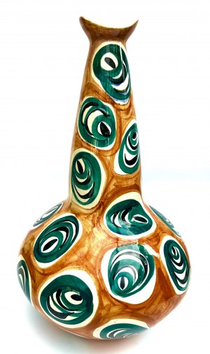 Vaso, modello n. 391, Fabbrica di maioliche Wloclawek, 1958, Polonia