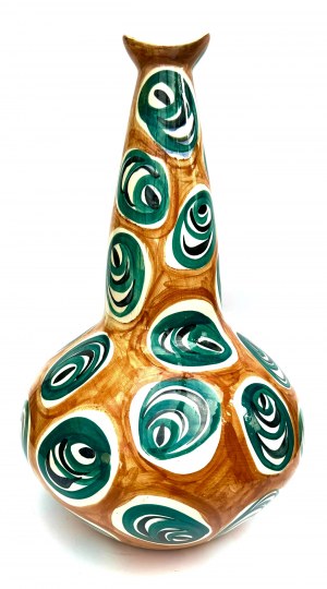 Vase pattern no. 391, Faience Works Wloclawek, 1958, Poland