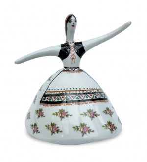 Figurka porcelanowa tancerki. Zakład Porcelany Bogucice, lata 70-te, Polska.