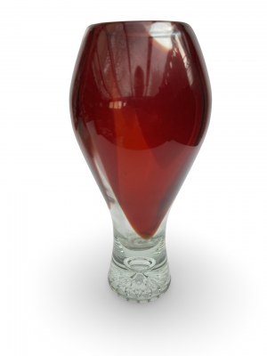Maczuga glass vase. Krosno Glassworks Krosno. 70s/80s. Poland.