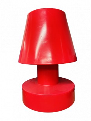 Patio / balcony / garden lamp made of plastic. Manufactured by Bloom! Rob Slewe design. 1970s, Hollandia.