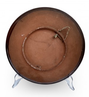 Dekorativní talíř, keramika, družstvo 