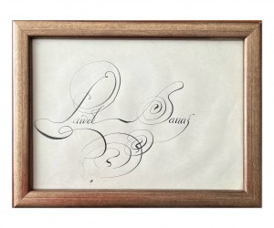 Franciszek STAROWIEYSKI (1930-2009), Calligrafia bifacciale