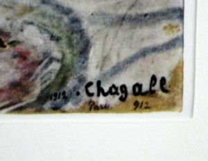Marc CHAGALL (1887-1985), Krmení, 1912