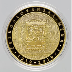 Česká republika, 10000 CZK 2019 zavedenie československej meny