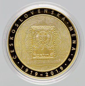 Česká republika, 10000 Kč 2019 zavedení čs. měny