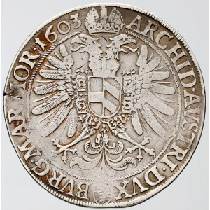 Rudolf II (1576-1612), Tolar 1603 K. Hora - Enderle (28,9 g)