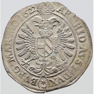 kiprová měna, 150 krejcar (tolar) 1622 Praha - Hübner