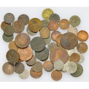 Konvoluty mincí habsburských panovníků, Konvolut měděných mincí 18. a 19. století.