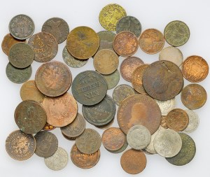 Konvoluty mincí habsburských panovníků, Konvolut měděných mincí 18. a 19. století.