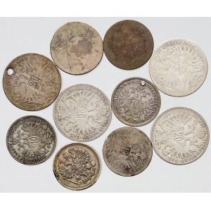 Convolute di monete dei monarchi asburgici, set di monete Ag