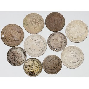 Convolute di monete dei monarchi asburgici, set di monete Ag