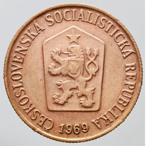 ČSR - ČSSR - ČSFR 1953 - 1992, 50 hal 1969 bez kropek